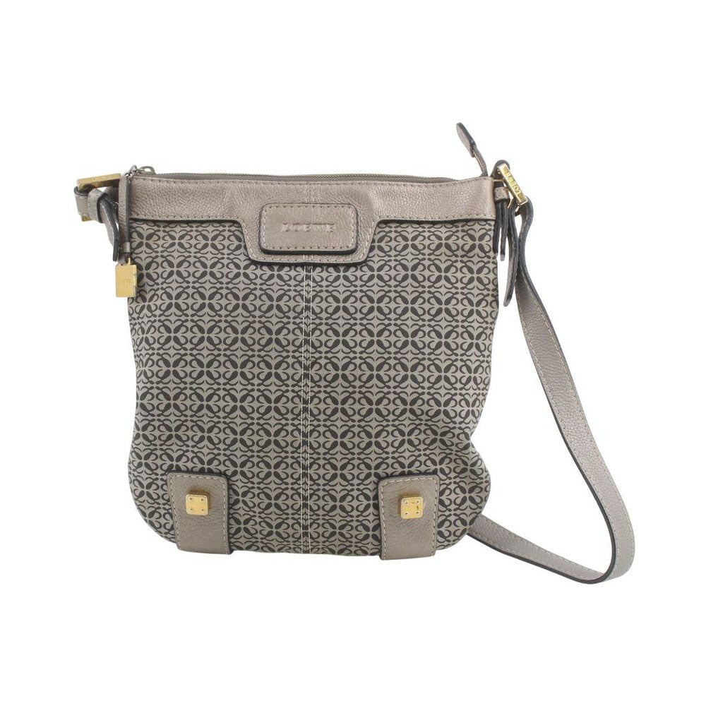 LOEWE Grey Anagram Crossbody Bag LHQ2307