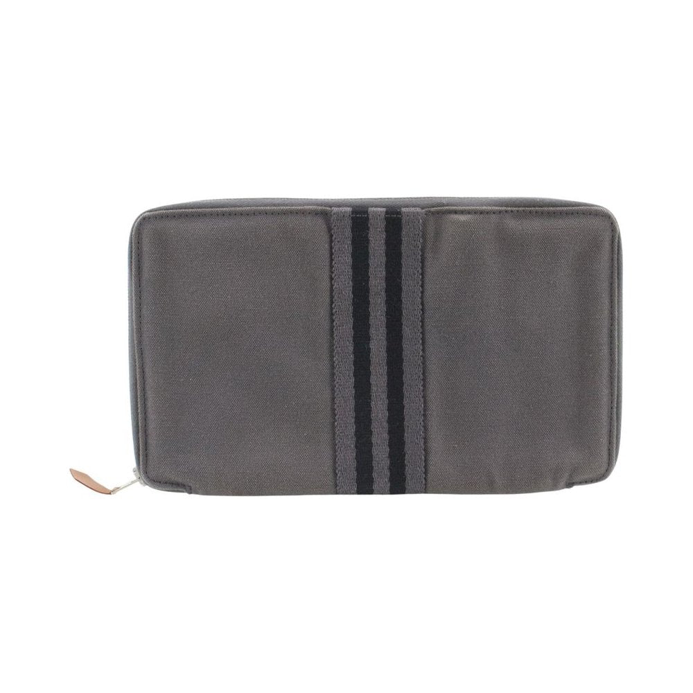 HERMES Grey Fourre Tout Zip Wallet LHQ2314