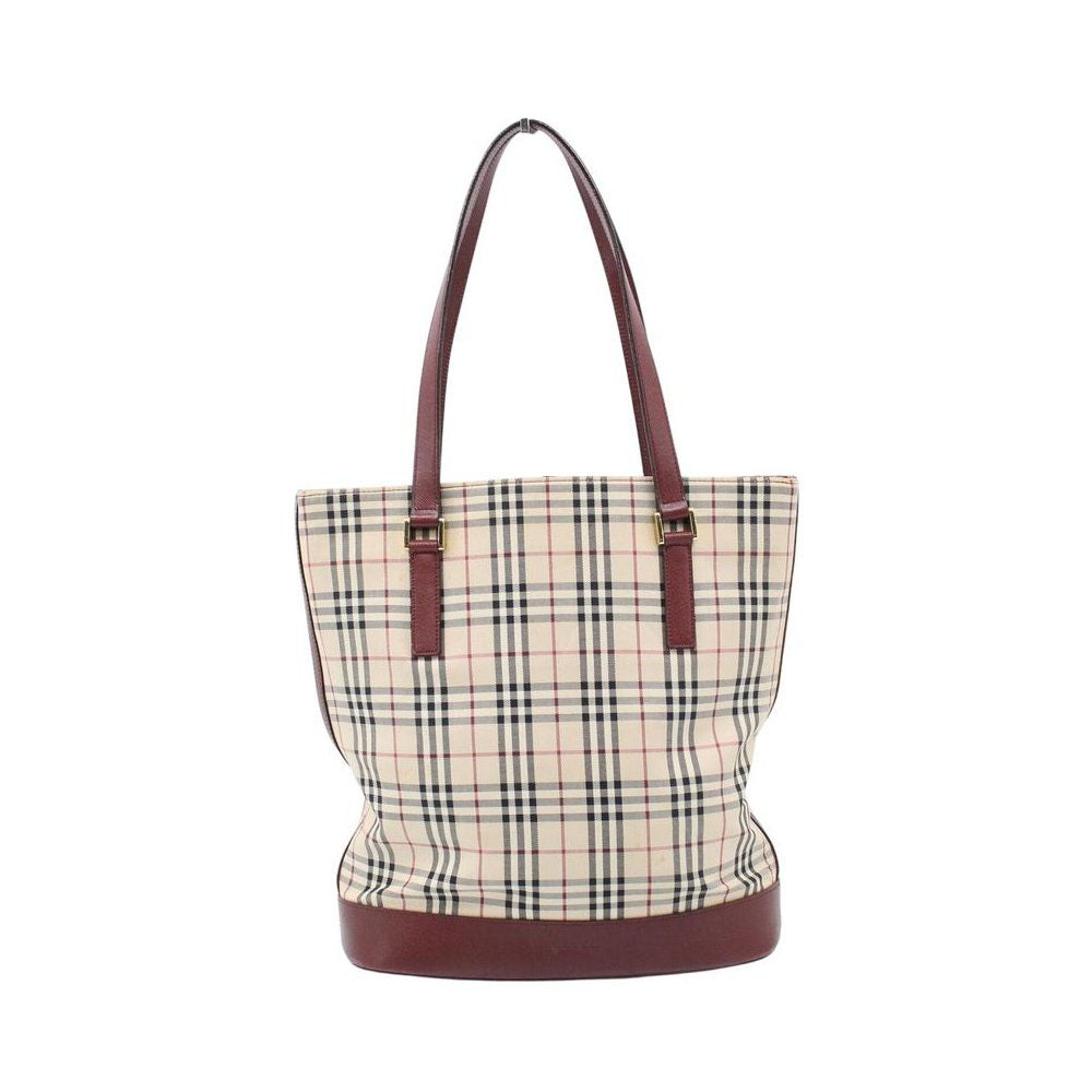 BURBERRY Nova Check Bucket Tote Bag LHQ2308