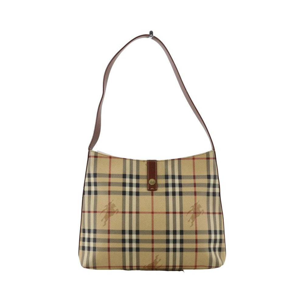 BURBERRY Beige Nova Check Shoulder Bag LHQ2328