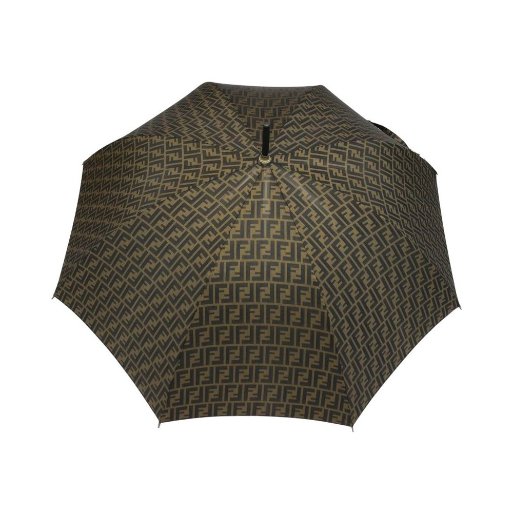 FENDI Zucca Monogram Brown Umbrella LHQ2259