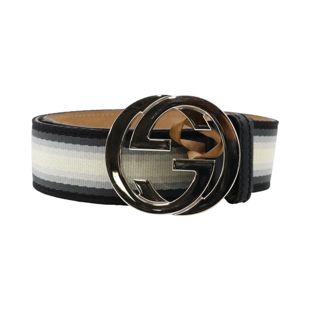 Gucci Interlocking G Stripe Web Belt Size 32" LHQ2247