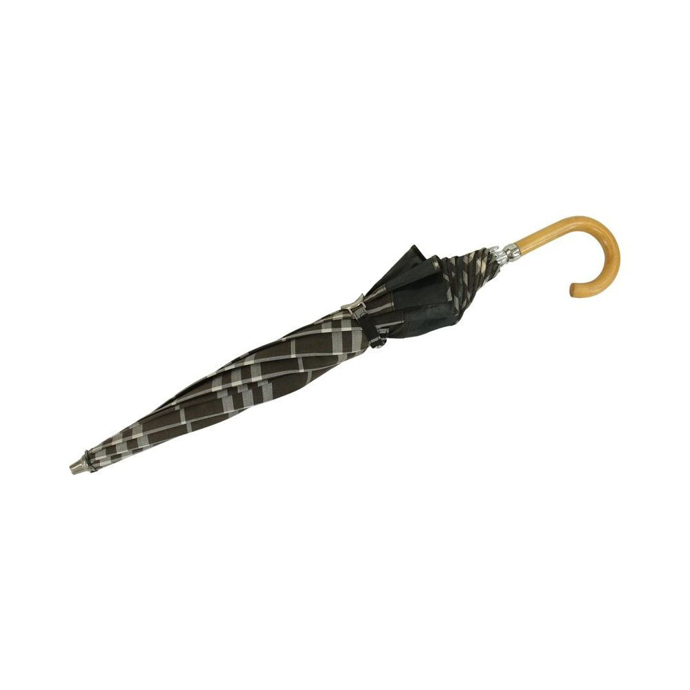 BURBERRY Black Nova Check Umbrella LHQ2343