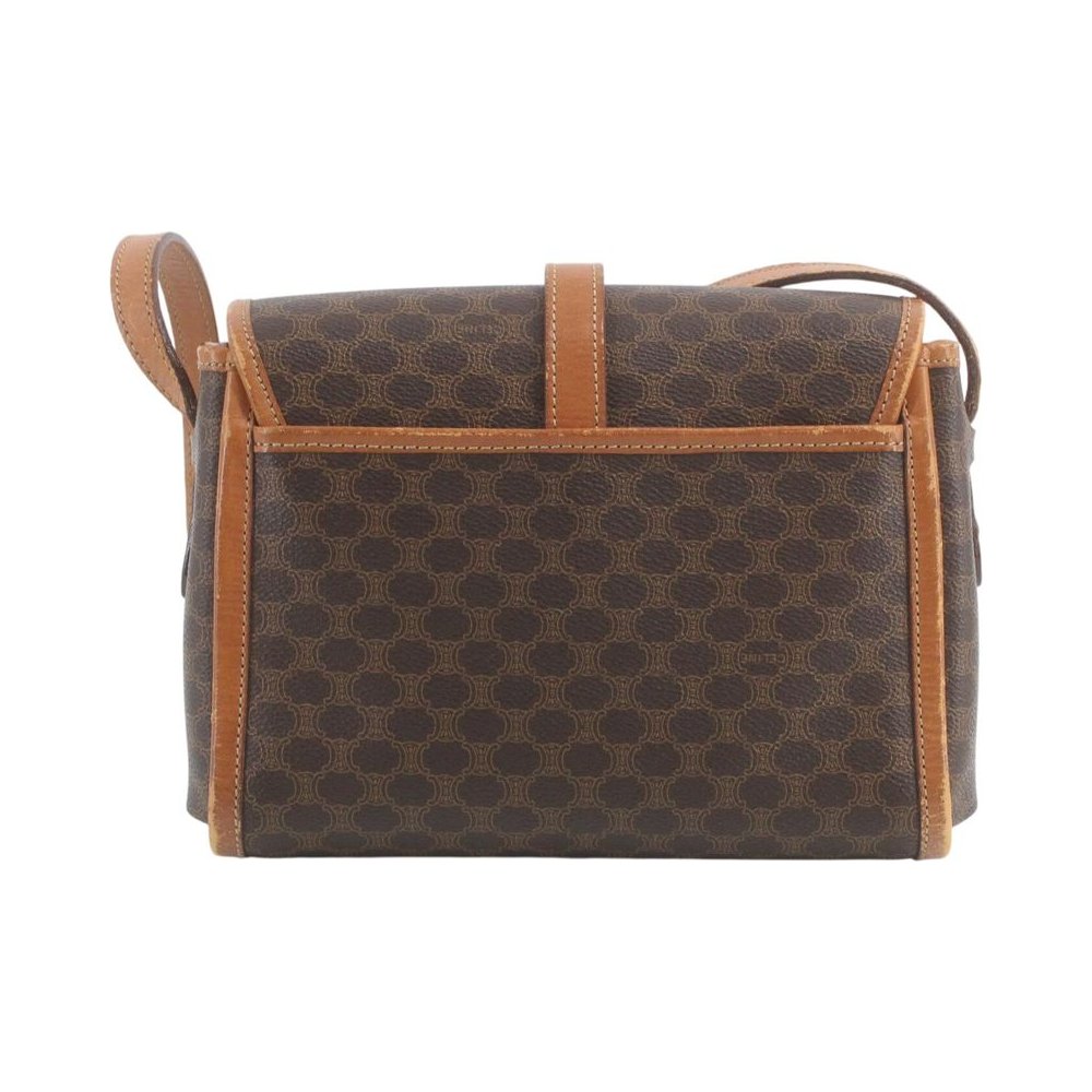 CELINE Brown Macadam Shoulder Crossbody Bag LHQ2304