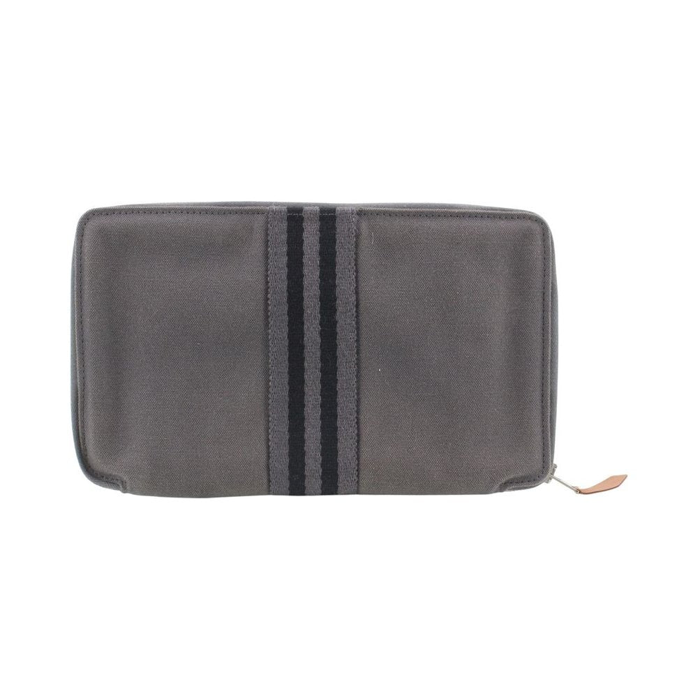 HERMES Grey Fourre Tout Zip Wallet LHQ2314