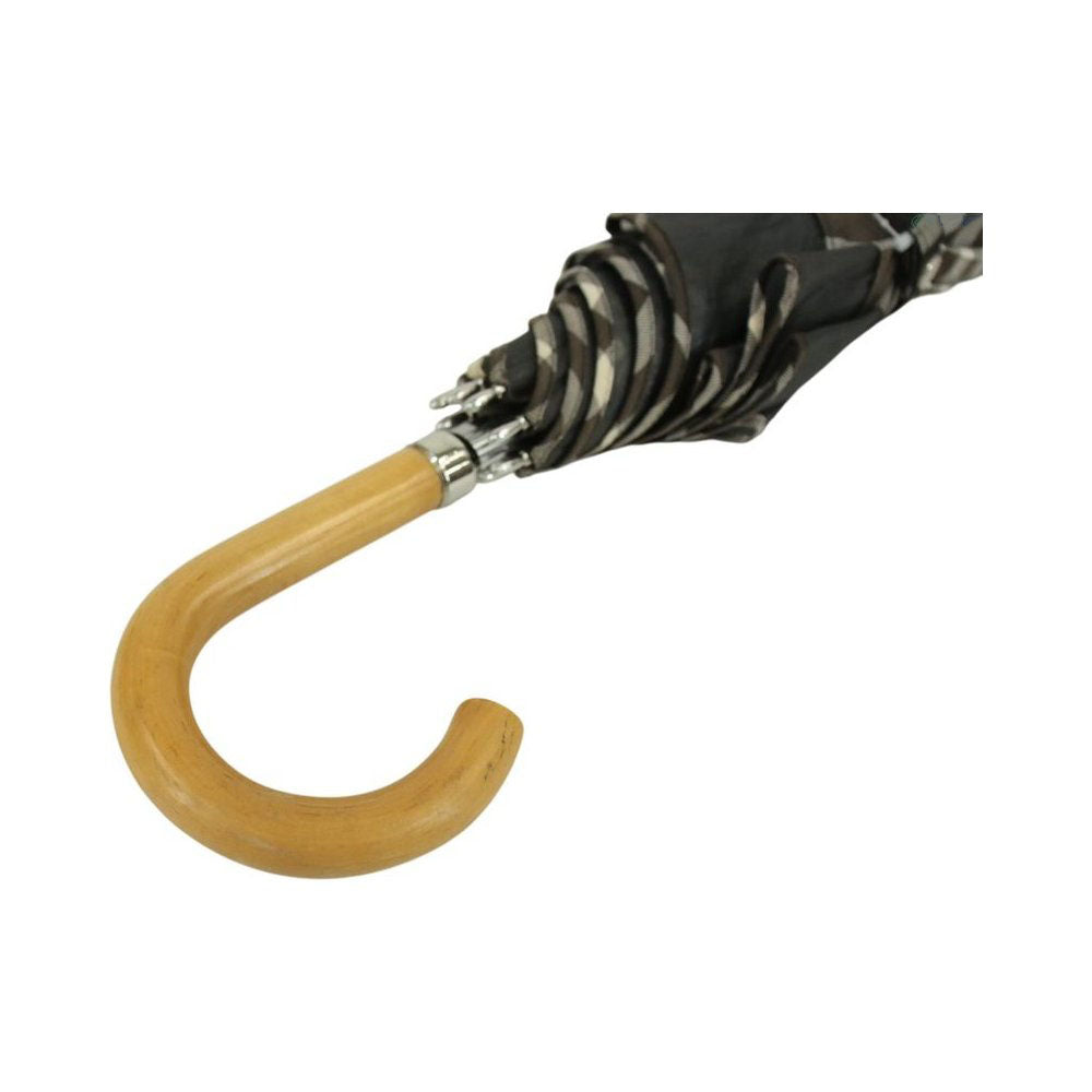 BURBERRY Black Nova Check Umbrella LHQ2343