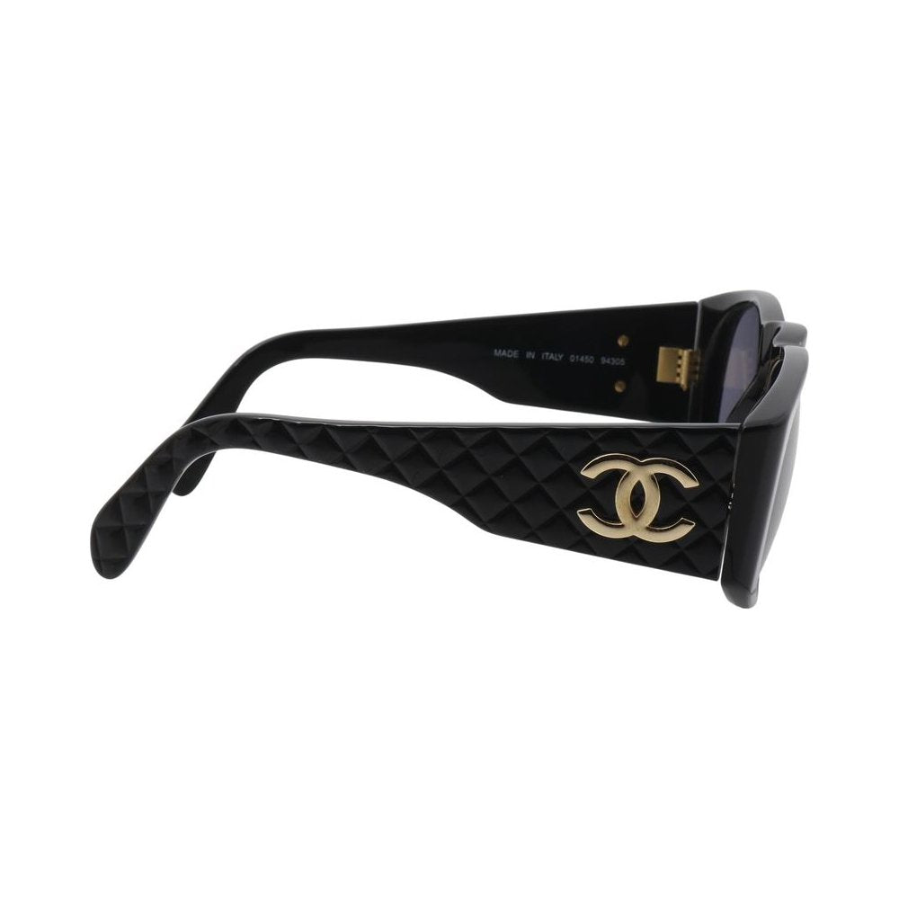 CHANEL CoCo Quilted Black Sunglasses LHQ2309