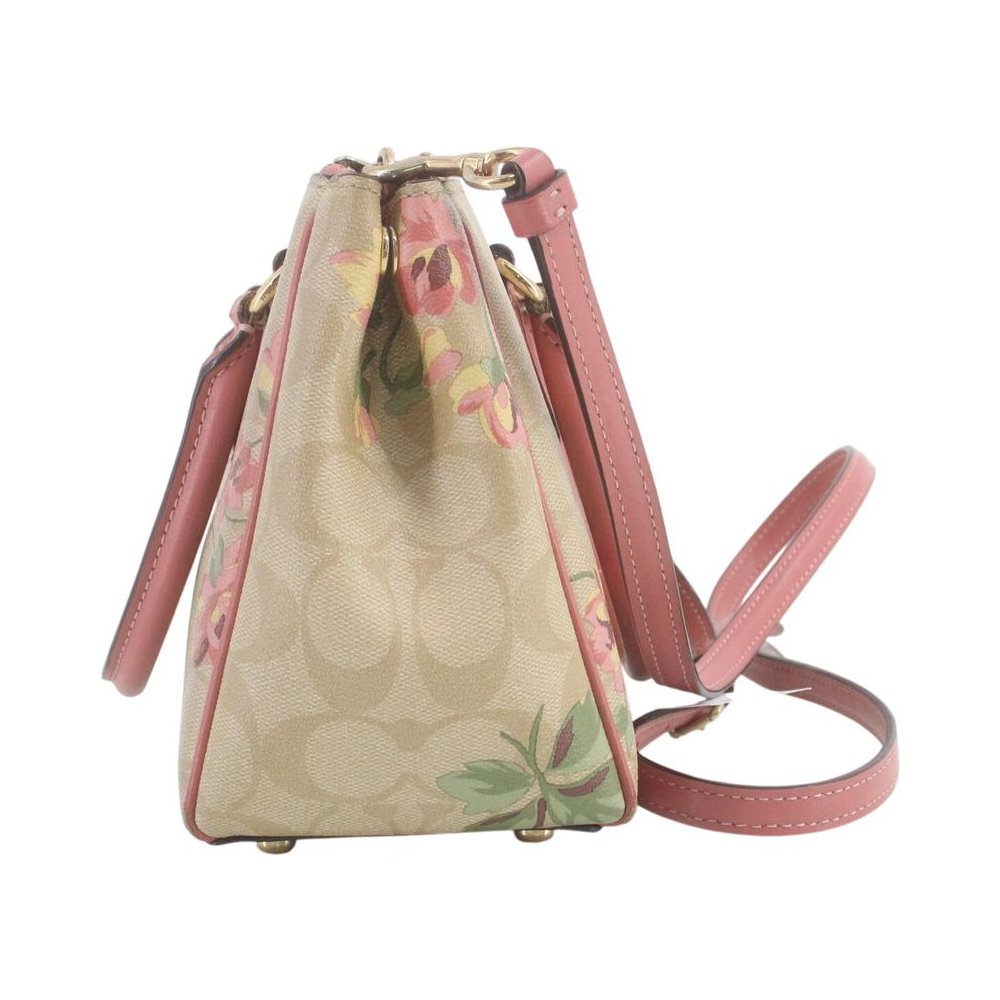 COACH Mini Surrey Carryall Lily Print Crossbody Shoulder Bag LHQ2312