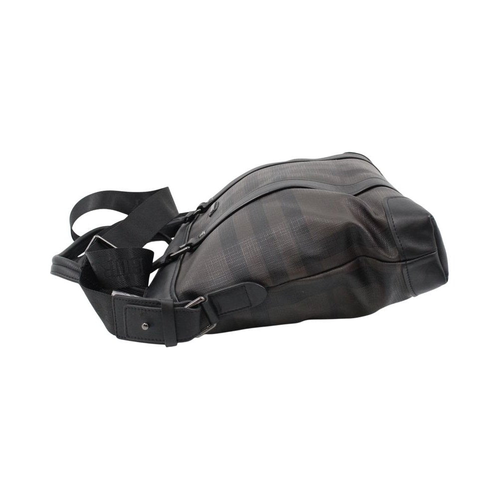 BURBERRY Smoked Check Newburg Crossbody Briefcase Bag LHQ2269
