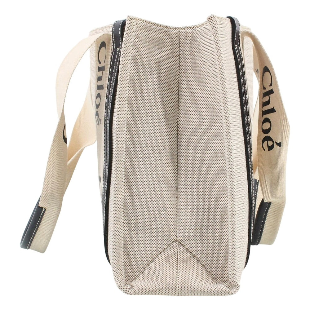 CHLOE Woody Medium Canvas Tote Bag LHQ2499
