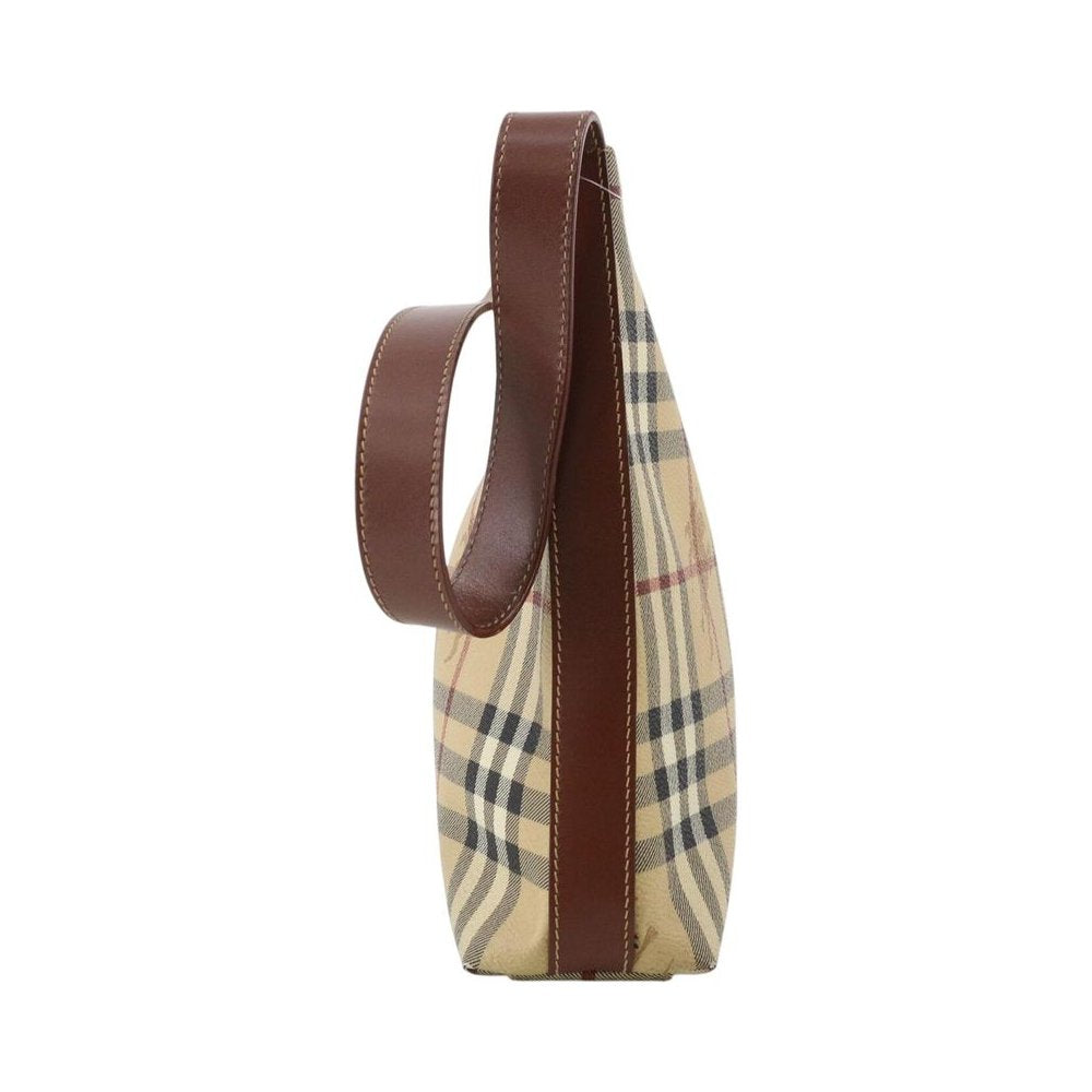 BURBERRY Beige Nova Check Shoulder Bag LHQ2328