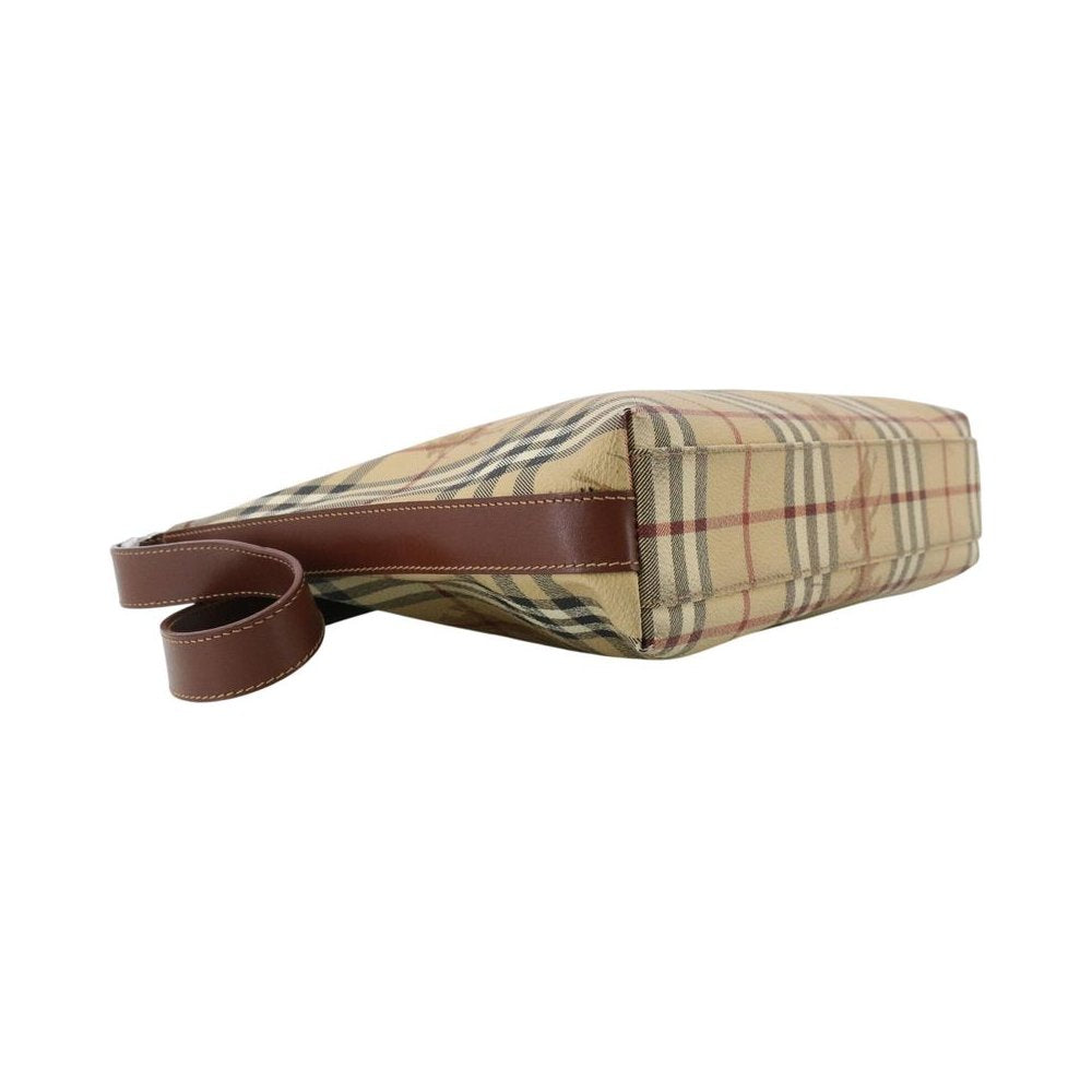 BURBERRY Beige Nova Check Shoulder Bag LHQ2328