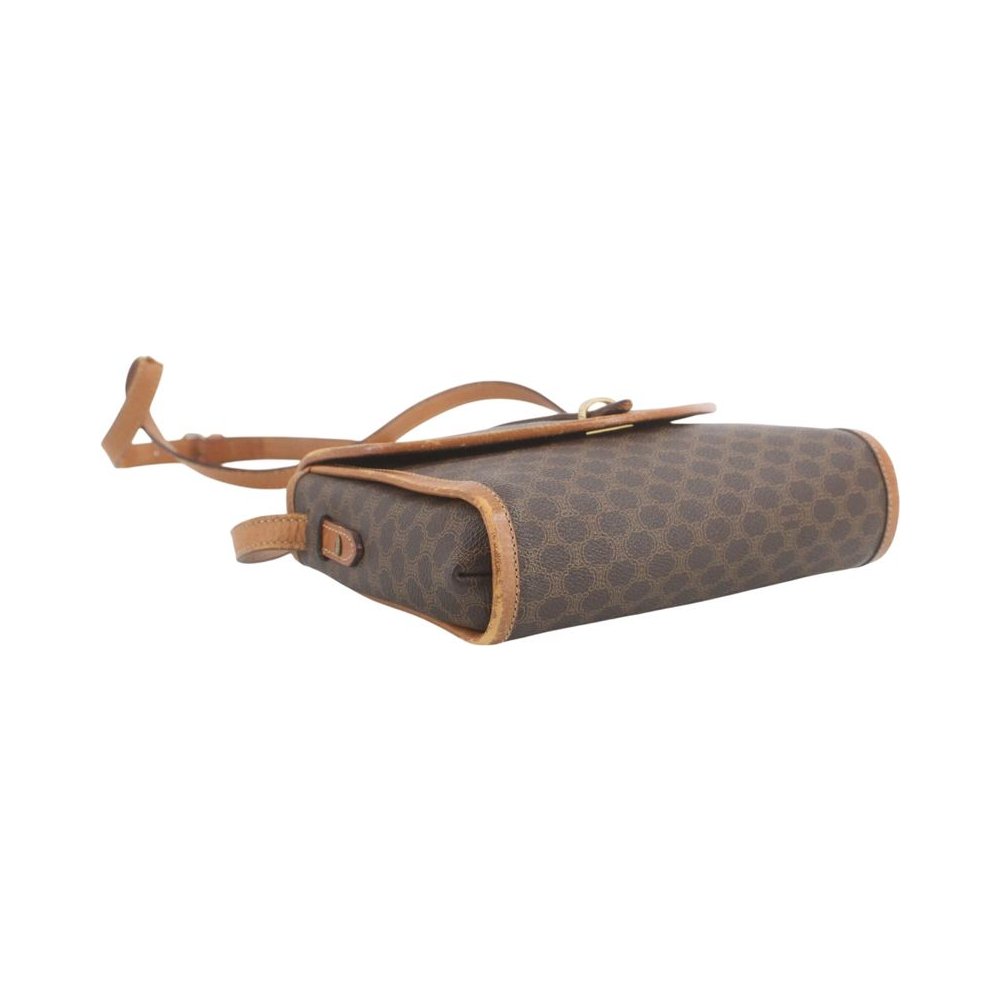 CELINE Brown Macadam Shoulder Crossbody Bag LHQ2304