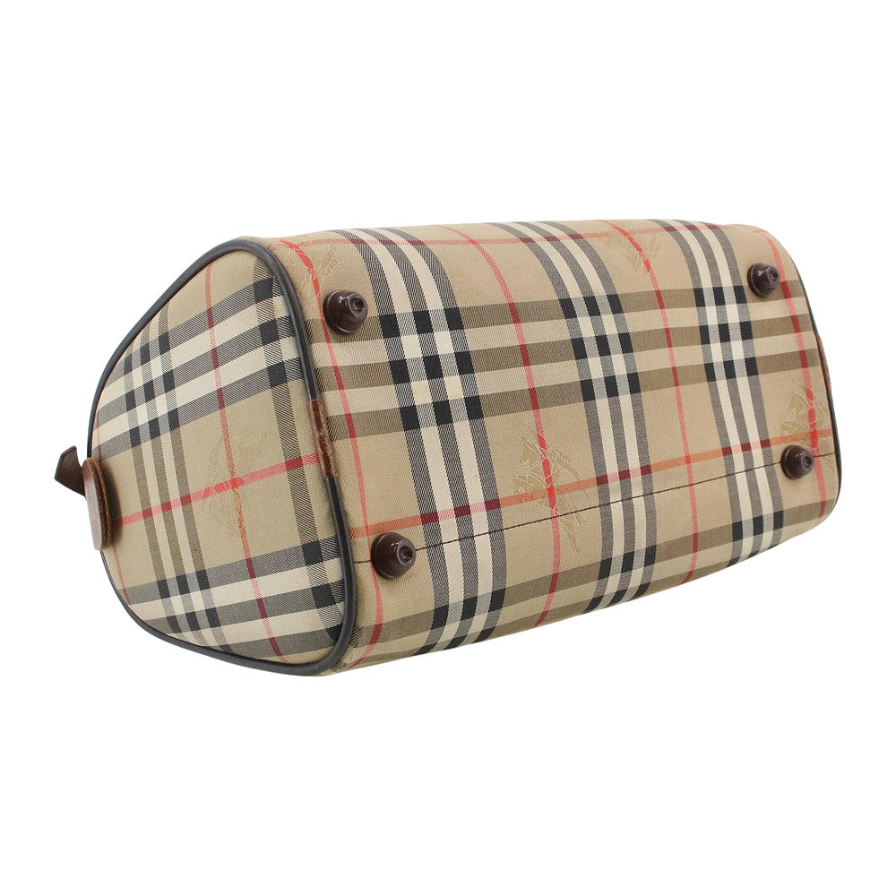 BURBERRY Vintage House Check Boston Handbag LHQ2521
