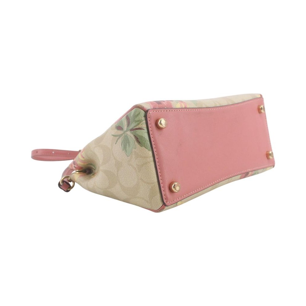 COACH Mini Surrey Carryall Lily Print Crossbody Shoulder Bag LHQ2312