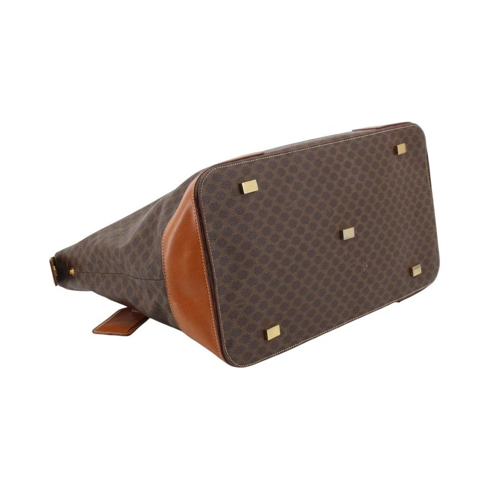 CELINE Macadam Brown Handbag LHQ2431