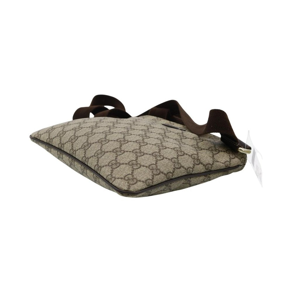 GUCCI GG Supreme Brown Crossbody Bag LHQ2425