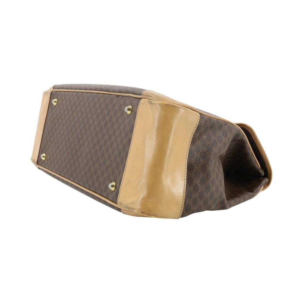 CELINE Brown Macadam Travel Handbag LHQ2347