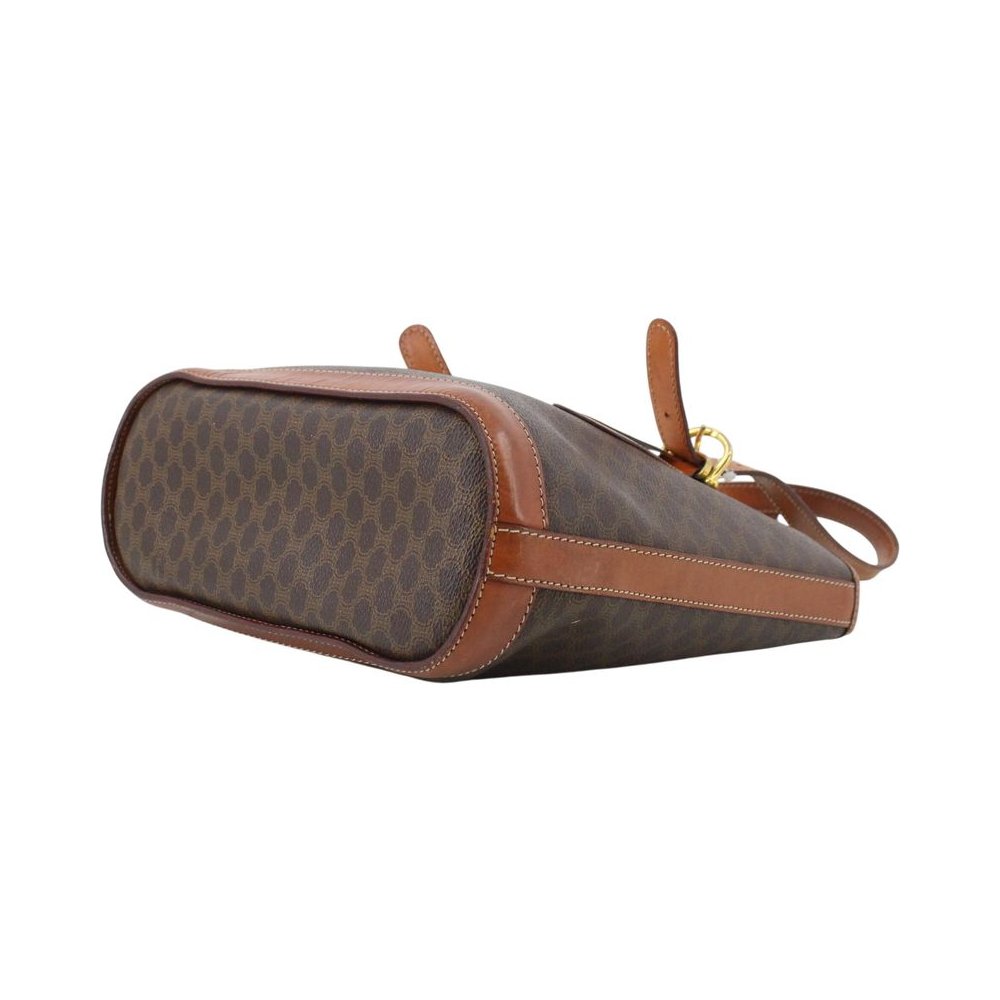 CELINE Brown Macadam Bucket Bag LHQ2349