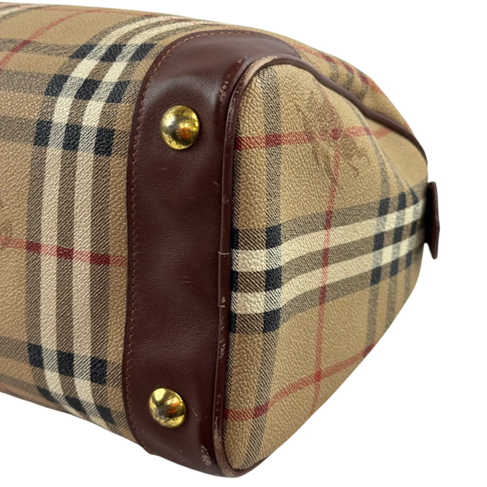 BURBERRY Nova Check Boston Bag LHQ2352