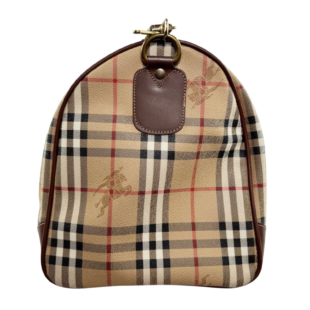 BURBERRY Nova Check Duffle/Boston Bag LHQ2376