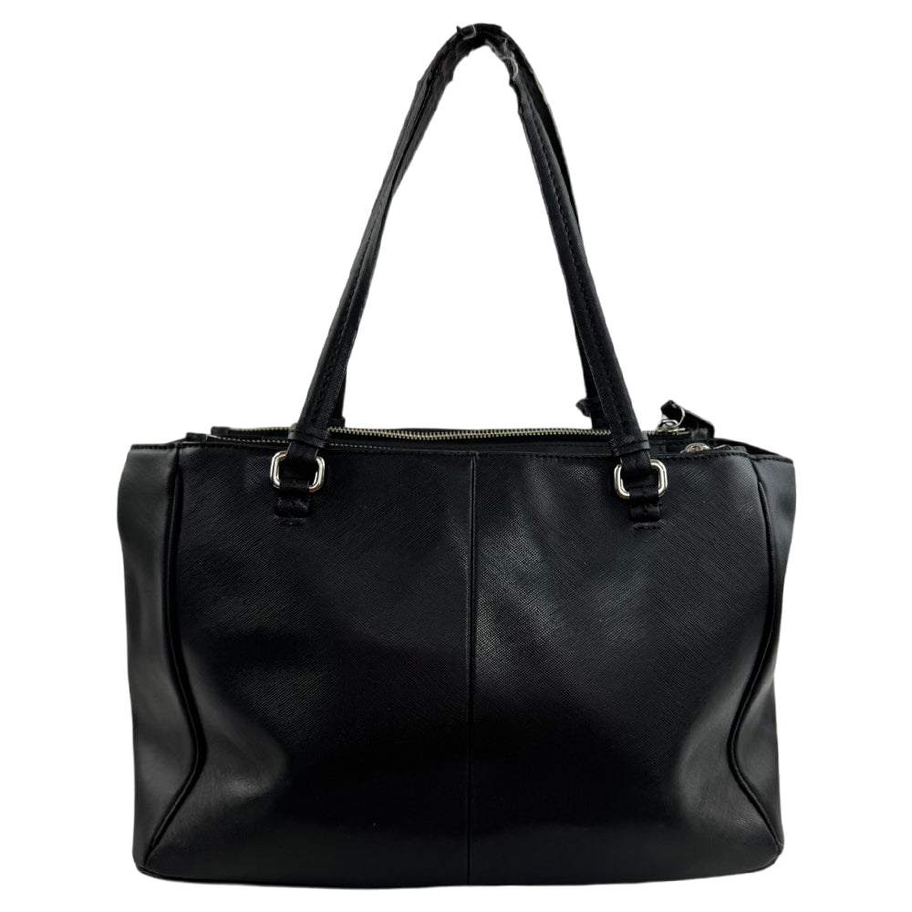 COACH Black Leather Peyton Tote Bag LHQ2380