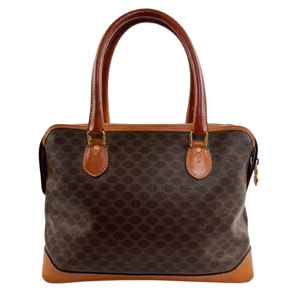 CELINE Macadam Brown Handbag LHQ2388