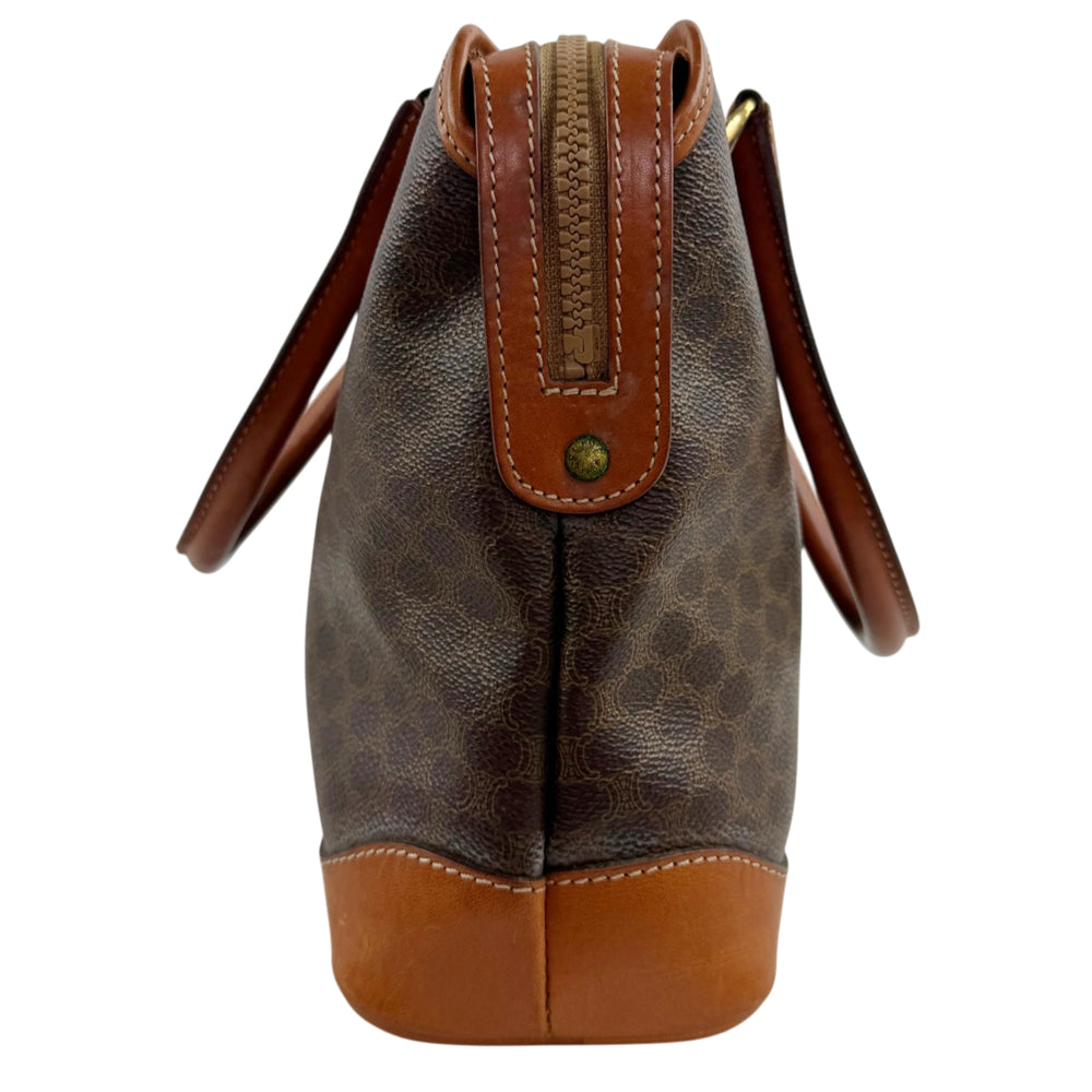 CELINE Macadam Brown Handbag LHQ2388
