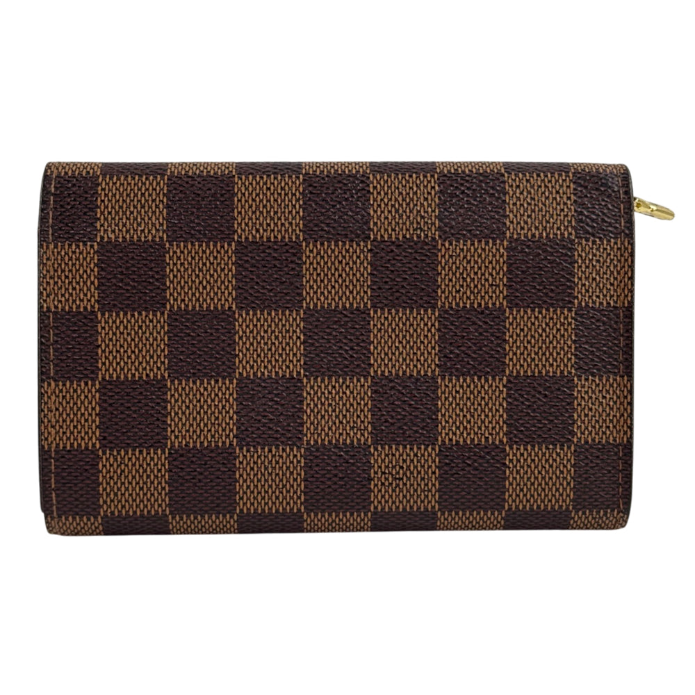 LOUIS VUITTON Damier Ebene Compact Wallet LHQ2391