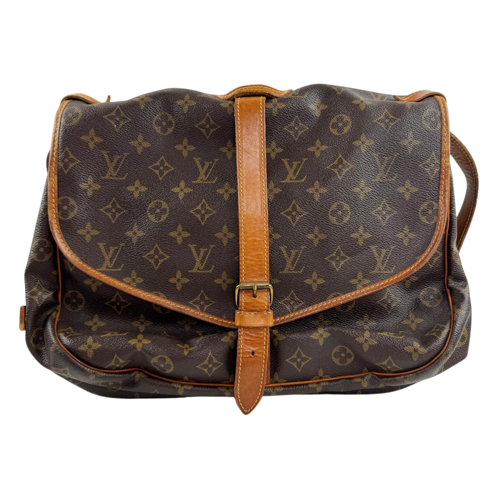 LOUIS VUITTON Monogram Saumur 35 Crossbody Bag LHQ2396