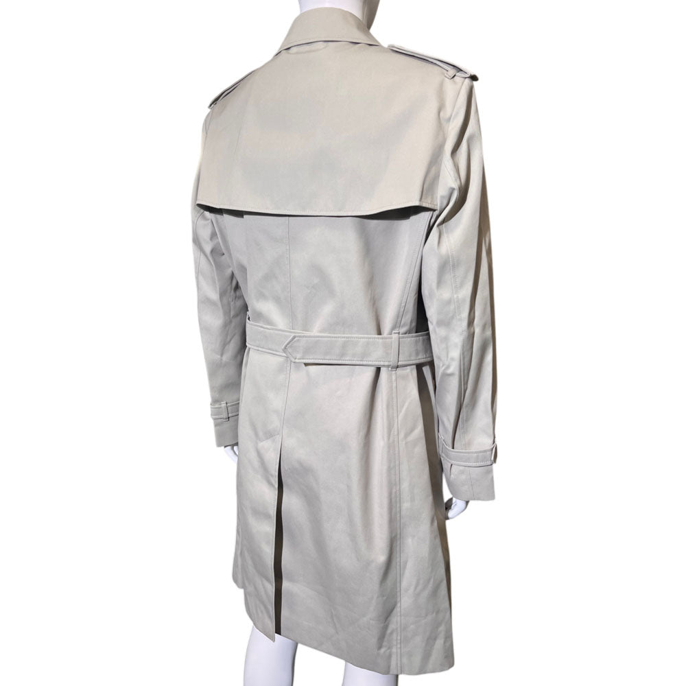BURBERRY Grey Trench Coat Size L/54 LHQ2403