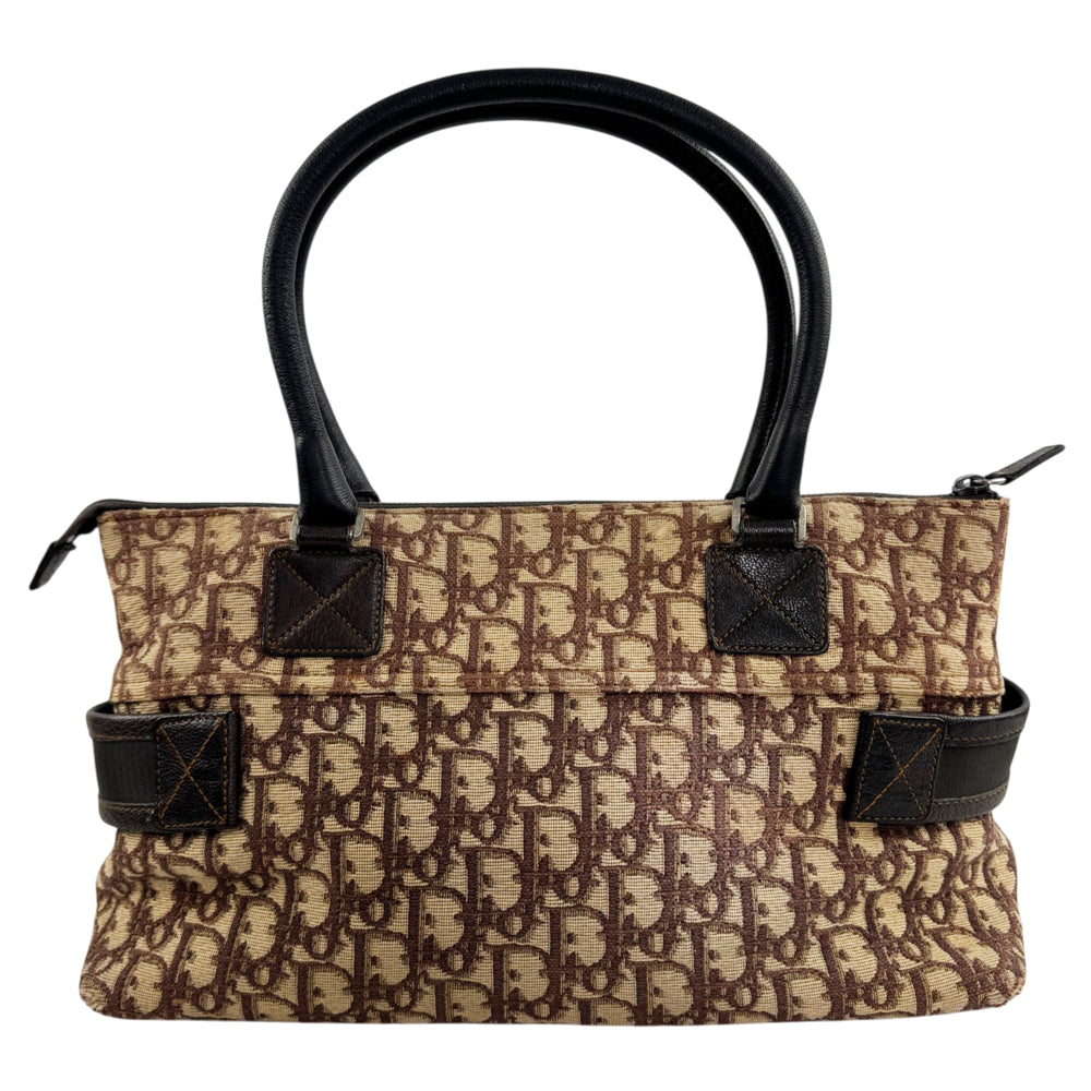 CHRISTIAN DIOR Brown Trotter Tote Shoulder Bag LHQ2441