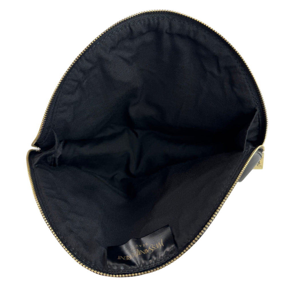YVES SAINT LAURENT YSL Black Dome Beauty Pouch LHQ2443