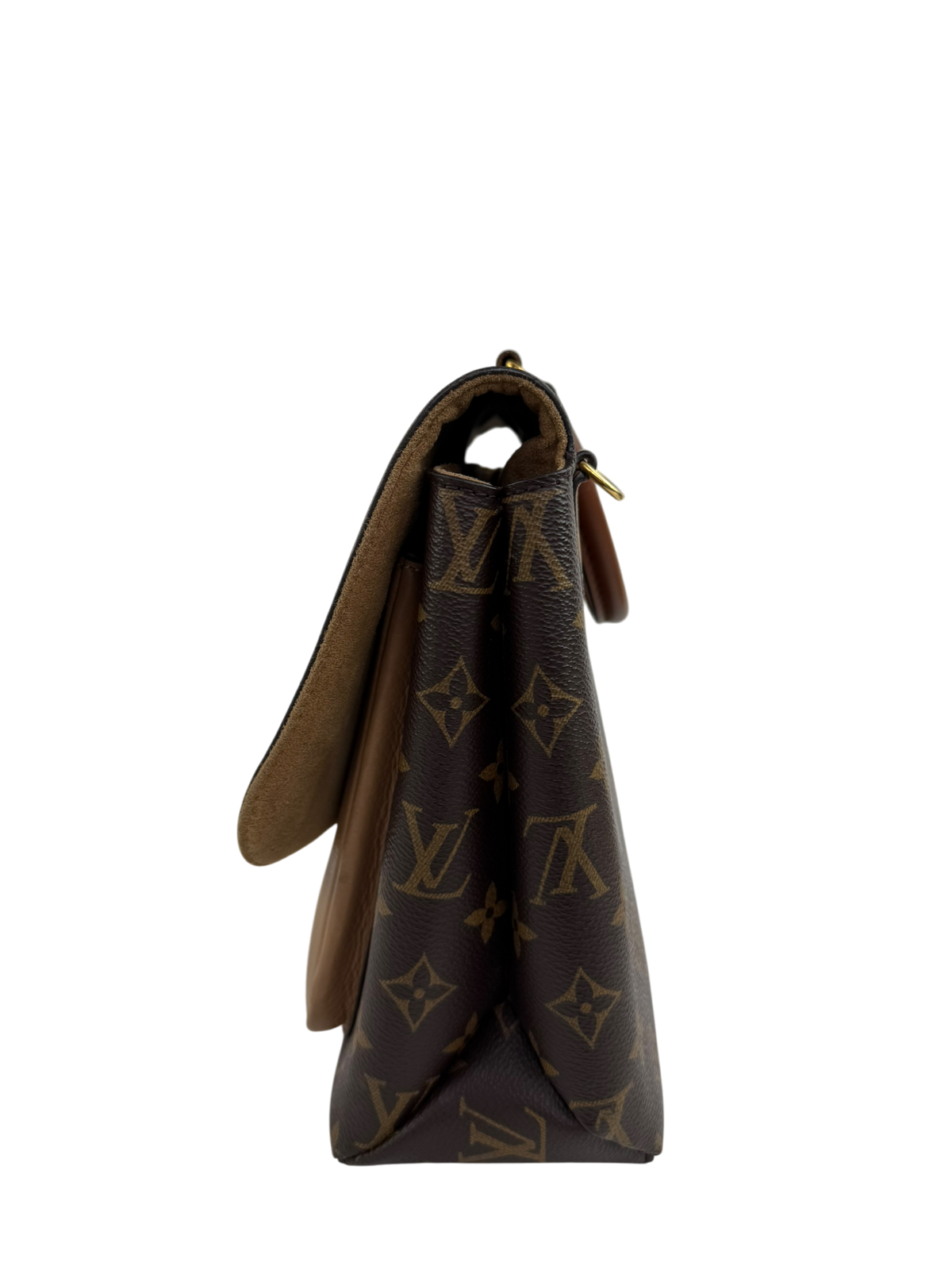 LOUIS VUITTON Marignan Brown Leather Shoulder Bag LHQ2414