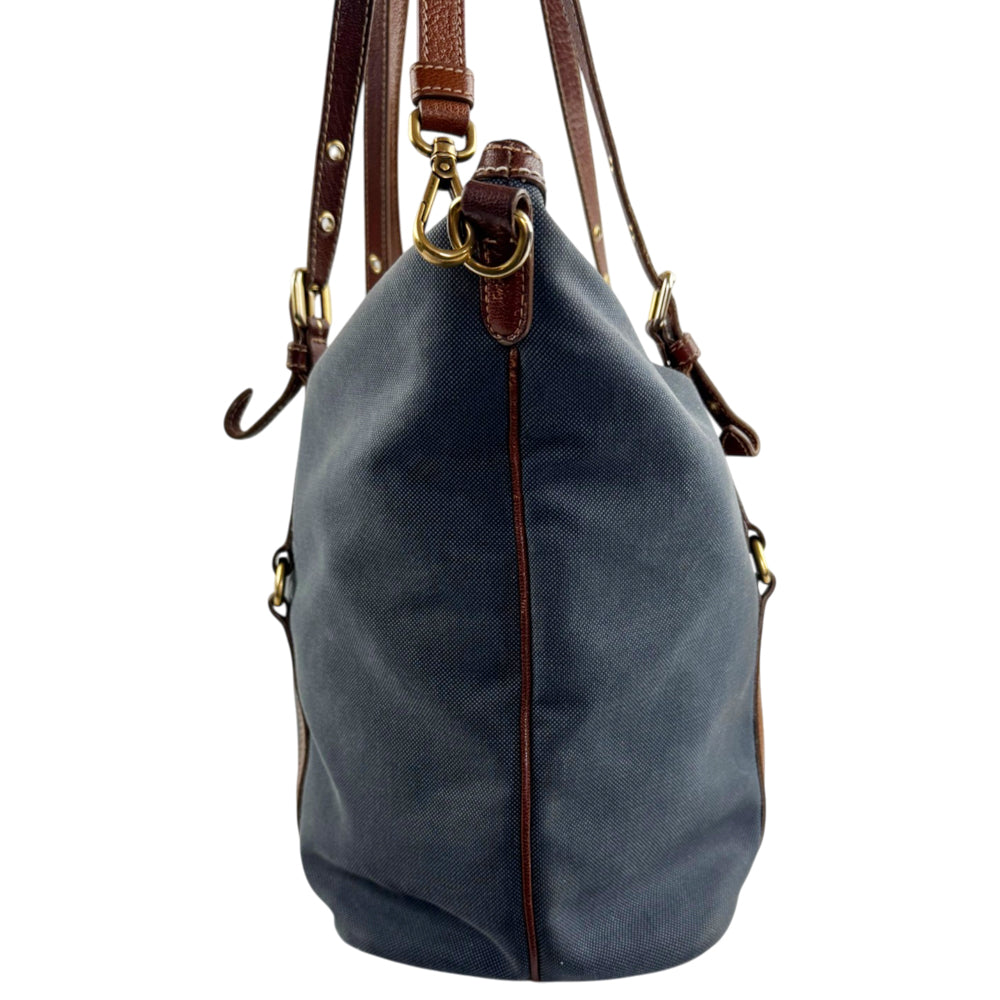 PRADA Blue Denim Shoulder Bag LHQ2445
