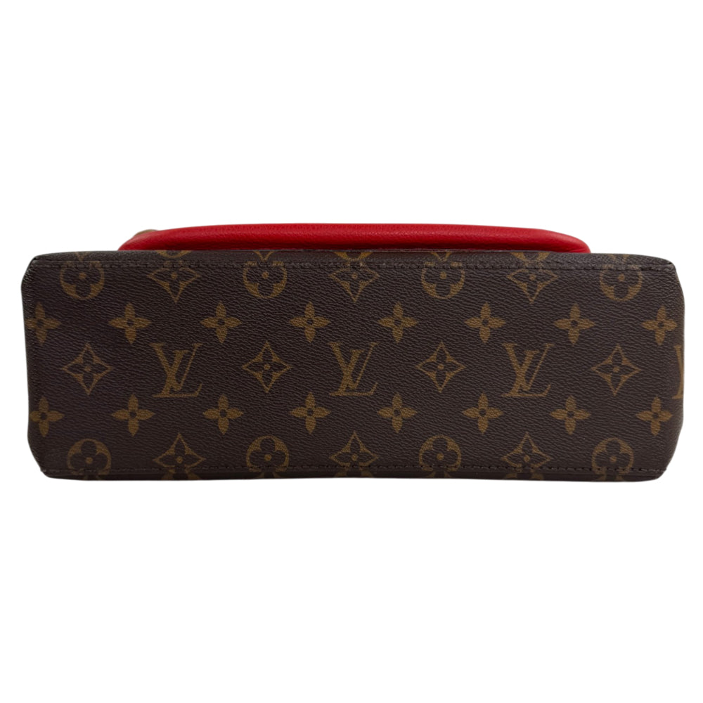 LOUIS VUITTON Marignan Red Leather Shoulder Bag LHQ2413