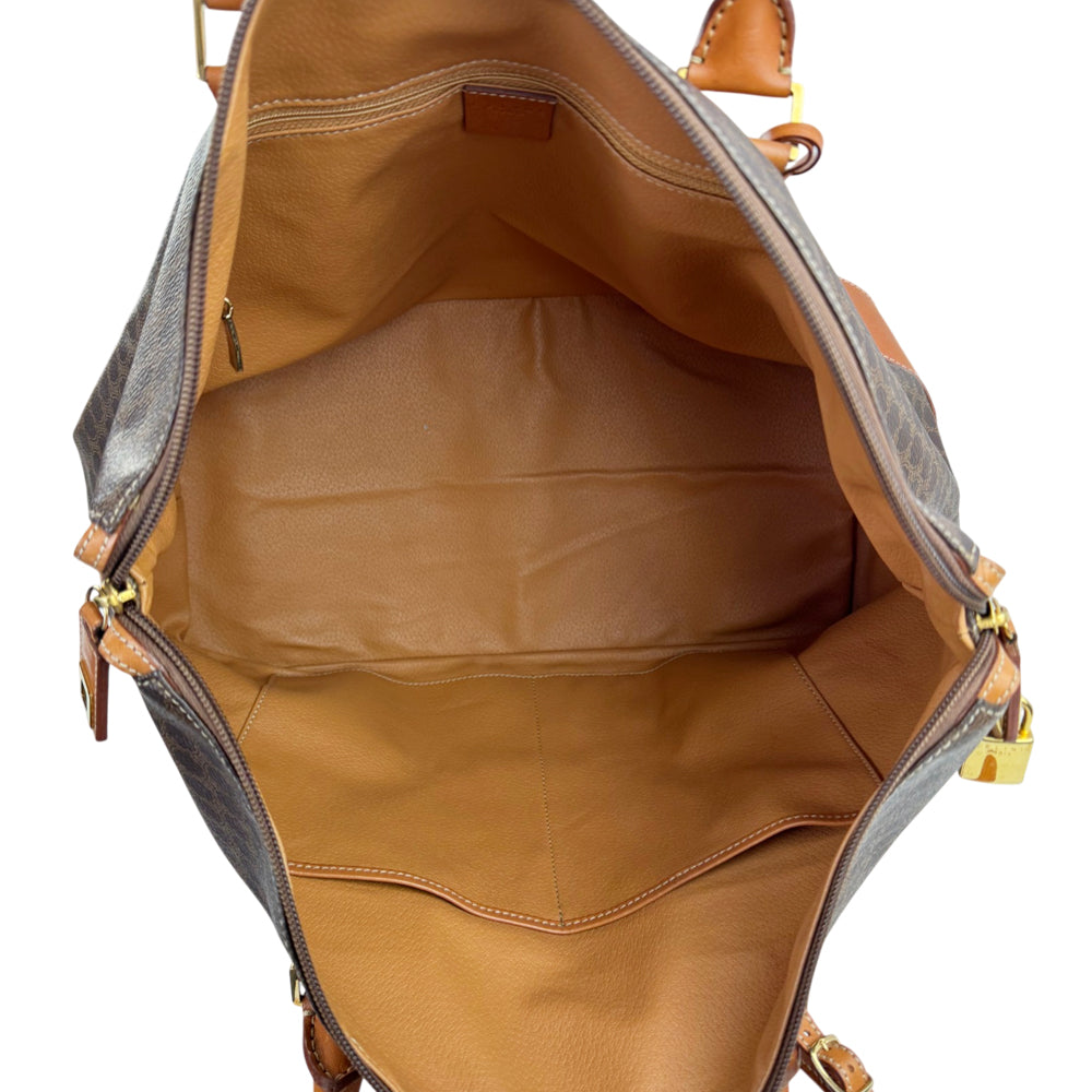 CELINE Macadam Brown Handbag LHQ2431