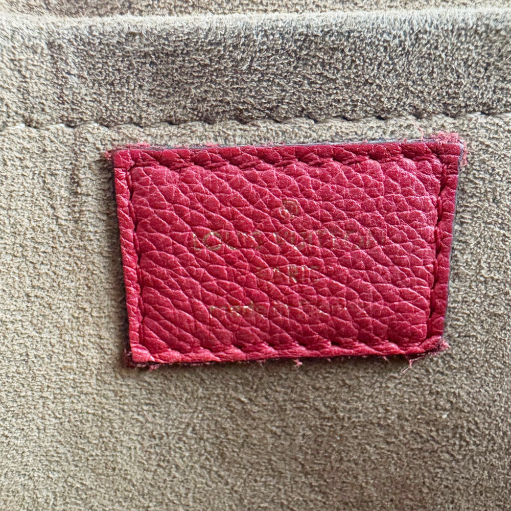 LOUIS VUITTON Marignan Red Leather Shoulder Bag LHQ2413