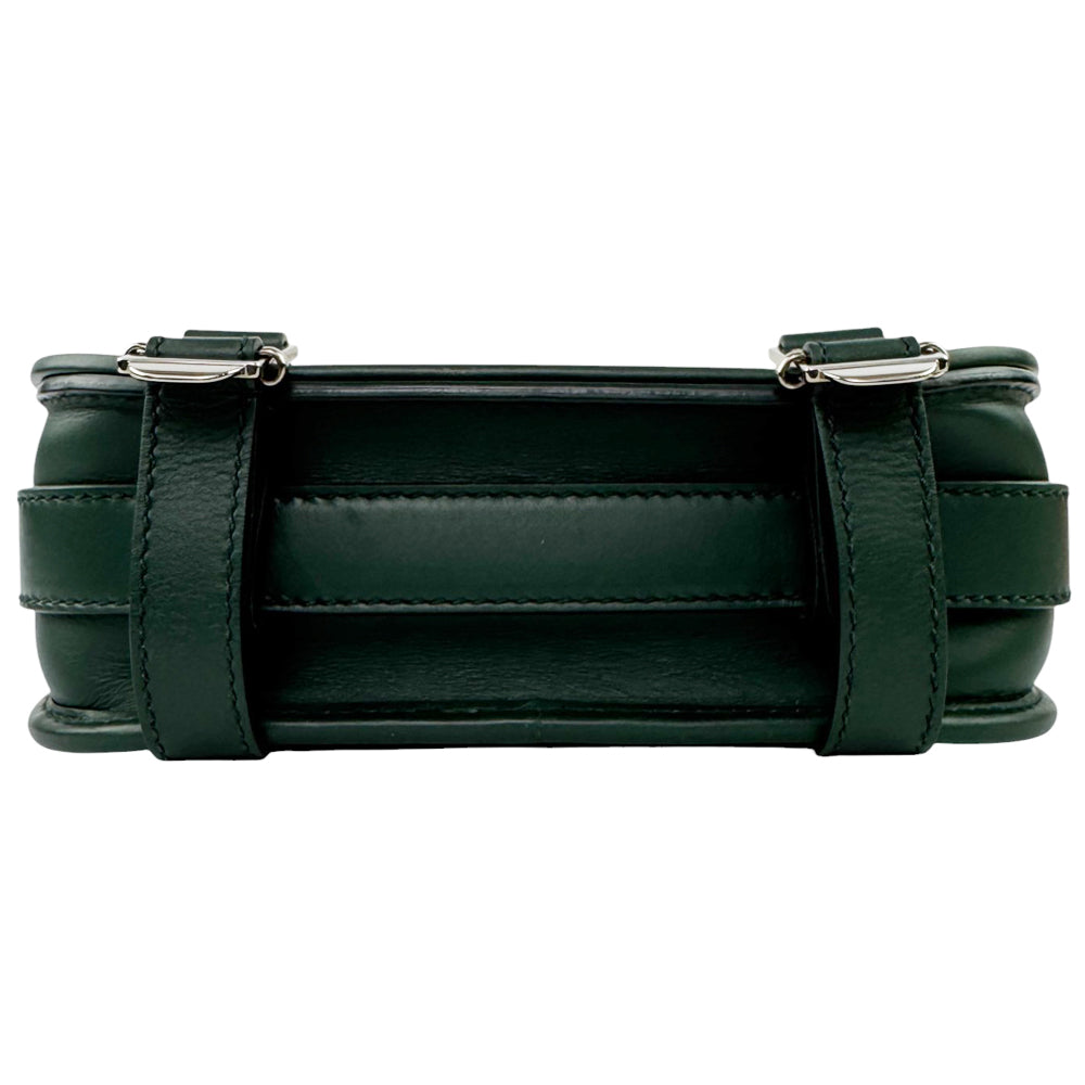 BURBERRY Green Leather Rider Shoulder Crossbody Bag LHQ565