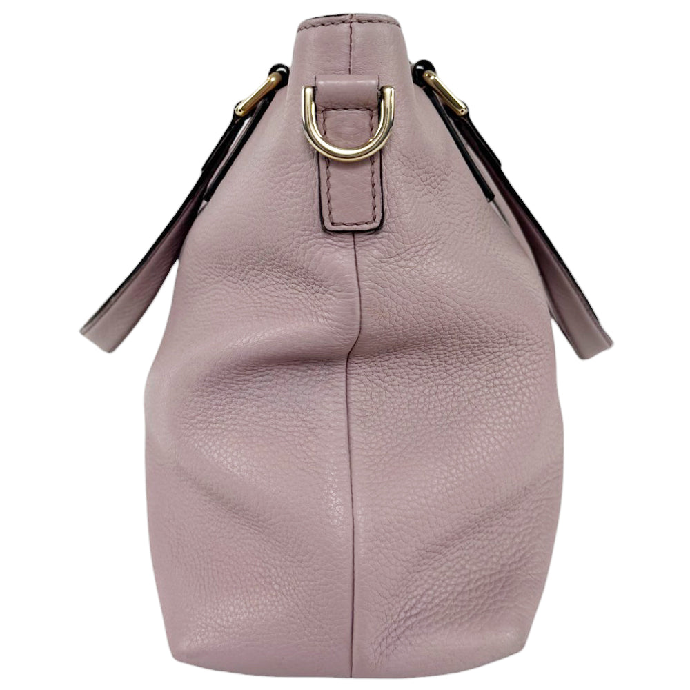 GUCCI Convertible Bamboo Tassel Large Dusty Pink Tote Bag LHQ10