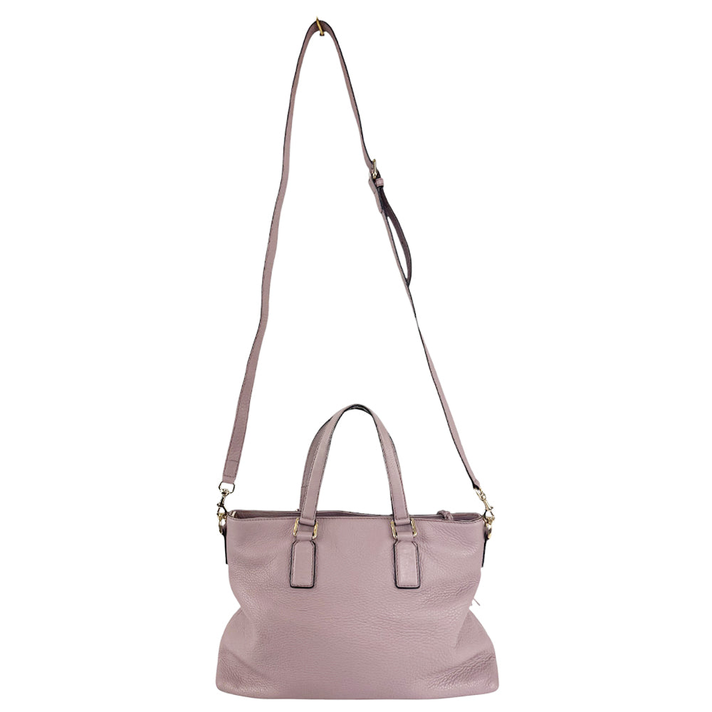 GUCCI Convertible Bamboo Tassel Large Dusty Pink Tote Bag LHQ10