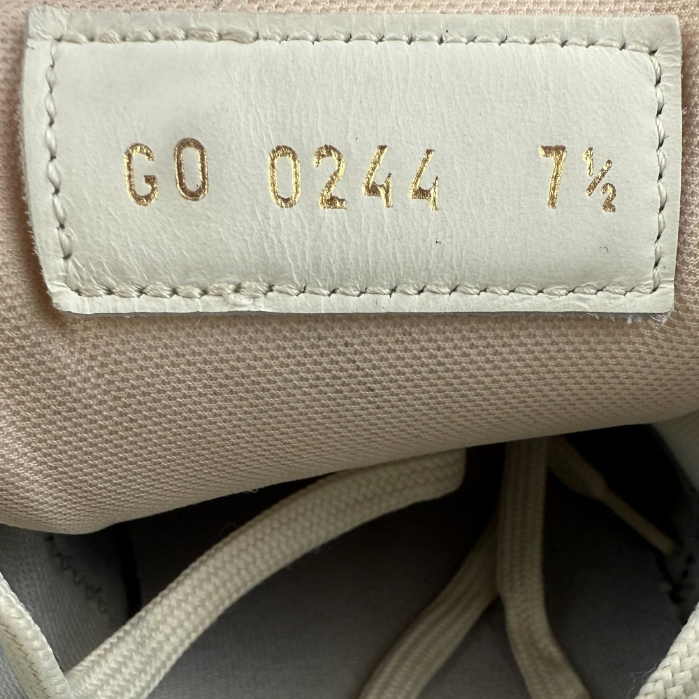 LOUIS VUITTON Run away Trainers Denim Blue Cream Size 7.5uk LHQ1000
