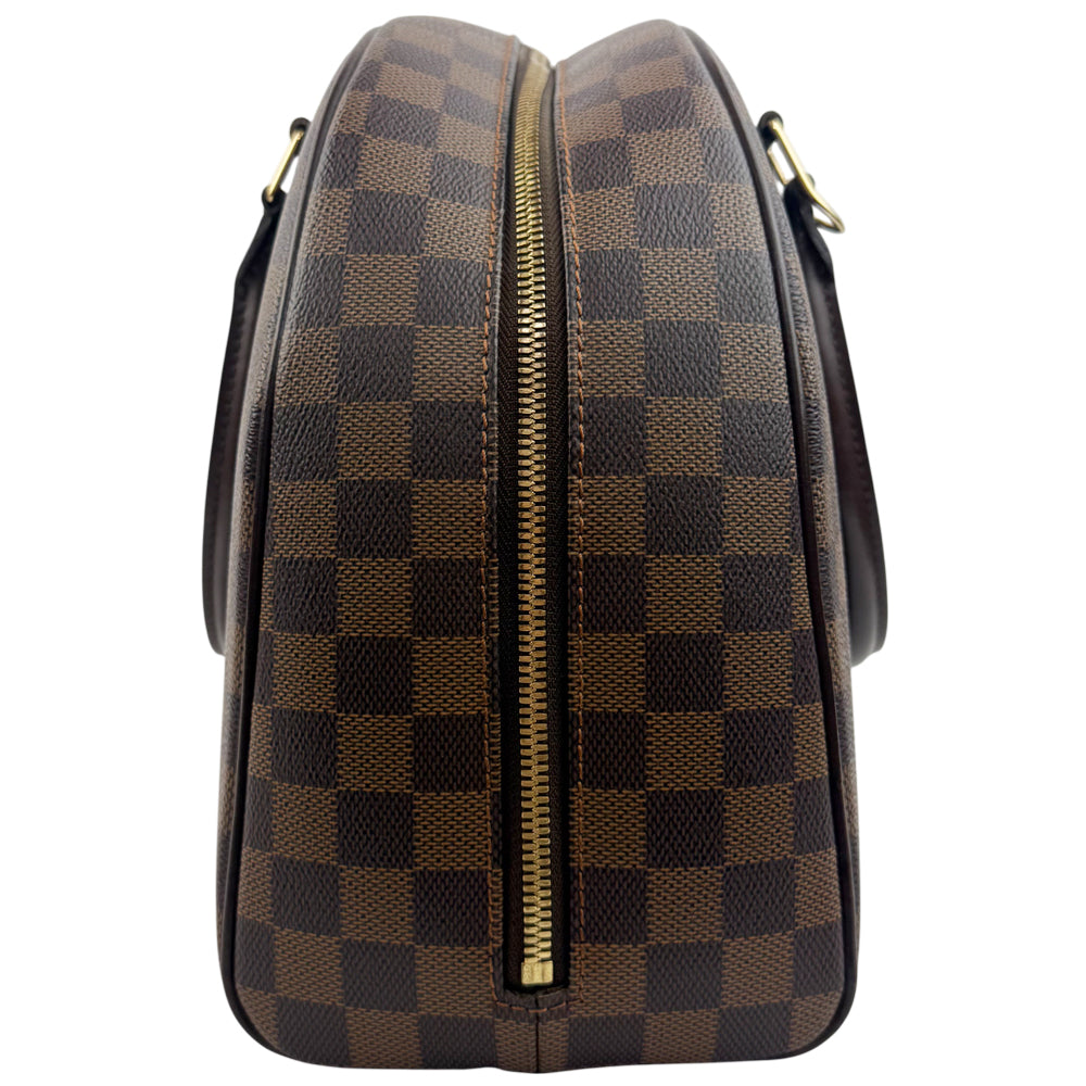 LOUIS VUITTON Damier Ebene Nolita Handbag LHQ1005
