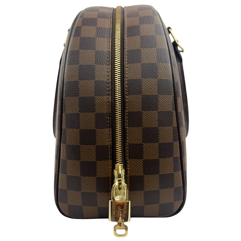 LOUIS VUITTON Damier Ebene Nolita Handbag LHQ1005