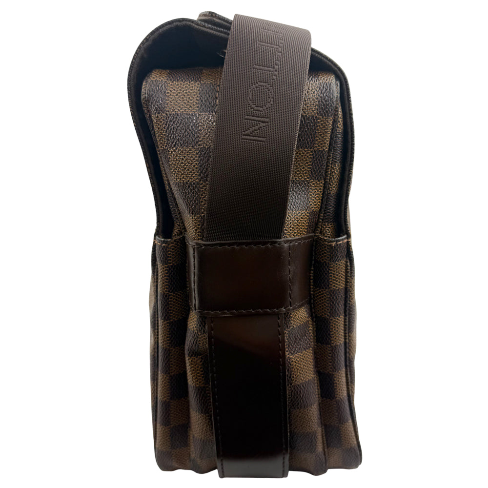 LOUIS VUITTON Damier Ebene Naviglio Crossbody Shoulder Bag LHQ1016
