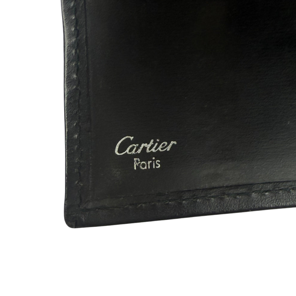 CARTIER Pasha Black Leather 6 Point Key Holder LHQ1024