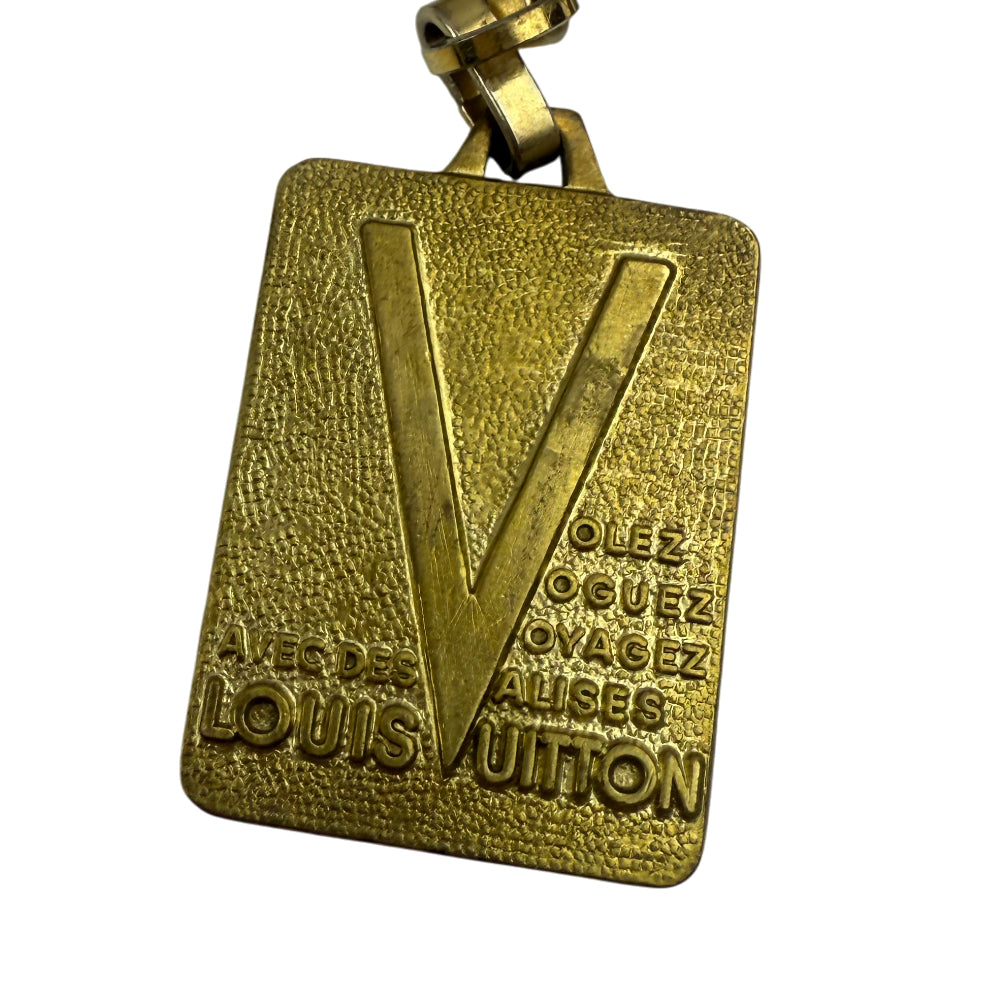 LOUIS VUITTON Malletier Depuis 1854 Keyring LHQ1041