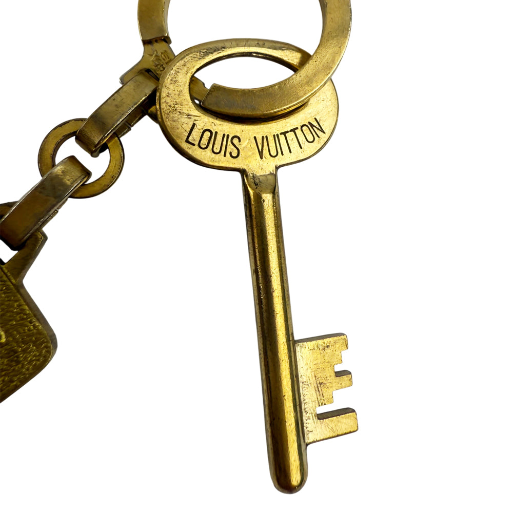 LOUIS VUITTON Malletier Depuis 1854 Keyring LHQ1042