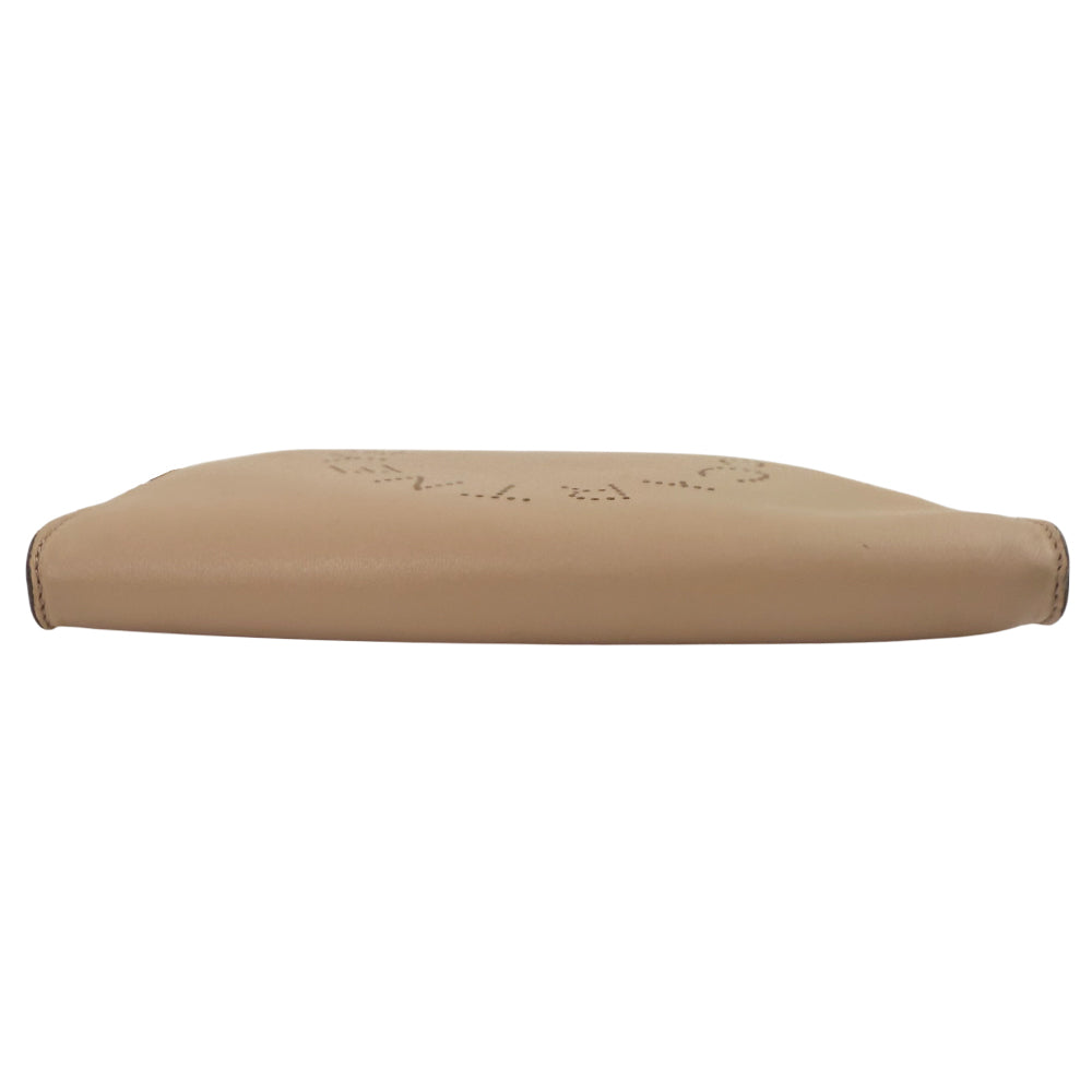 STELLA McCARTNEY Nude Pink Logo Clutch Bag LHQ1043