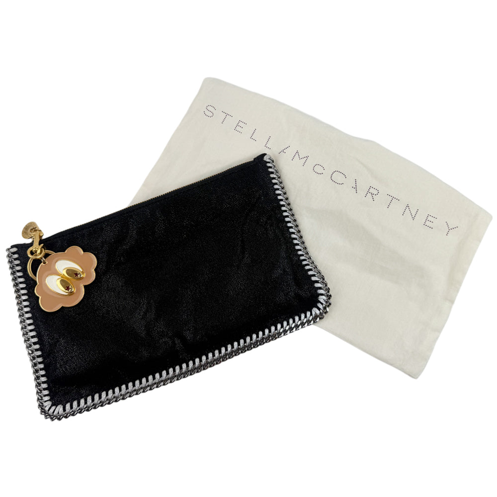 STELLA McCARTNEY Black Falabella Clutch Bag LHQ1050